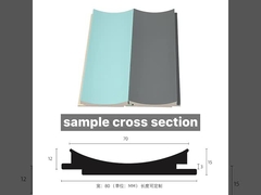 WPC Fluted Duvar PaneliYüksek Kaliteli İçsel Wpc Ahşap Duvar Paneli