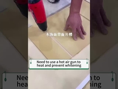 Ahşap kaplama panellerinin çukurlanması ve köşesi bükülmesi