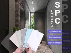 SPC Duvar Paneli Mermer Taş Plastik Tahta Baskılı Kaya Tahta Banyo Duş Suya Karşı Dayanıklı Tahta