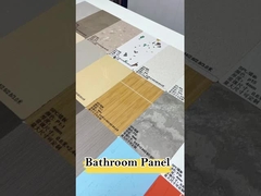 Su geçirmez Taş Plastik Çapraz Ekoloji dostu SPC Duvar Paneli