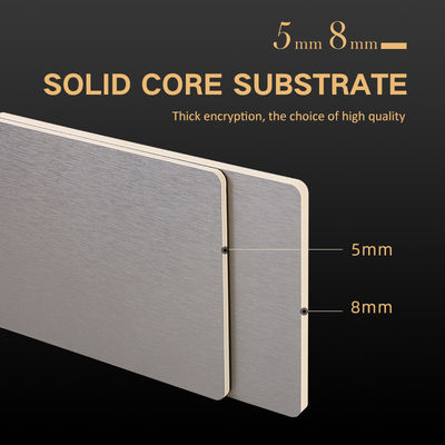 Fabric Texture Bamboo Charcoal fibre board Interior Decorative Panels for Commerce Use