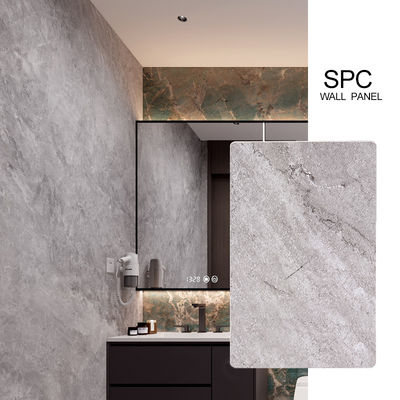 SPC Wall Panel New Product Explosion 600*2440*4mm Stone Plastic Waterproof Eco-Friendly Seamless Interior Wall Decoration Sheet For Marble Shower Bathroom