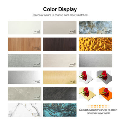 High Quantity Background Board Bamboo Charcoal Wood Veneer Marble Wall Panel Marble Look Wall Paneling