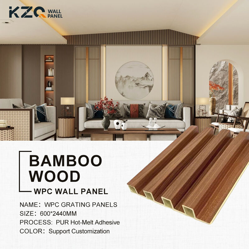 Factory Wholesale WPC Wall Panel Interior Decorative Wall Panel For Commercial Space Villa