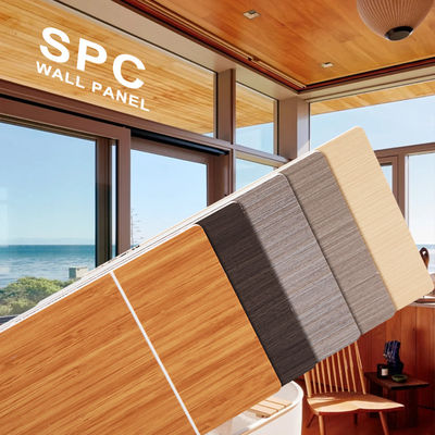 SPC Duvar Paneli Sürpriz Fiyat 600*2440mm su geçirmez ve alev geriletici mikro kristalin taş duvar paneli çevre dostu banyo ve duş İç dekoratif paneller için