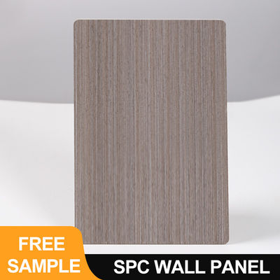 SPC Duvar Paneli 600*2440*4mm Su geçirmez Taş Plastik Çevre dostu Ahşap Taneler Dikişsiz Kilitli İç Dekorasyon Tahta
