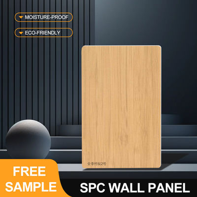 SPC Duvar Paneli Tanıtım 600*2440*4mm Su geçirmez Taş Plastik Çevre Dostu Basit Modern Dekor Duvar Paneli Banyo ve Duş