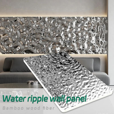 Su Dalgalanması Panel Limited 1220*2440*5/8mm Alev Geri Dayanıklı Bambu Kömür Ahşap Çevre Dostu Bambu Kömür Ahşap Su Dalgalanması Çatı Restoran Dekoratif Paneller
