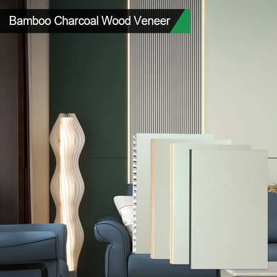 Yeni Tasarım 8mm Bambu Kömür Ahşap Finer Metal Duvar Panelleri Yangına dayanıklı İç Dekorasyon Malzemeleri Sergi Salonları İçin