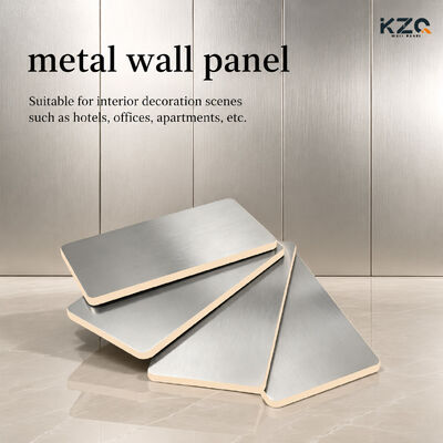 Metal Duvar Paneli Modern Yangın geçirmez Su geçirmez Kömür Bambu Duvar Paneli