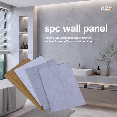 SPC Duvar Paneli Mermer Levha Banyo veya merdiven boşlukları için İç Dekoratif Paneller