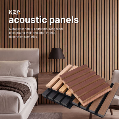 Factory Wholesale Wood Acoustic Panels Polyester Fiber Acoustic Panels for hotel (Otel için ahşap akustik paneller)