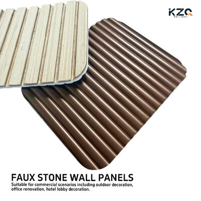 Yeni stok gelişi Premium Wpc Fluted Duvar Paneli 3D Duvar Paneli İç Ev Dekorasyonu için